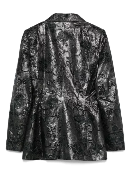 Jednořadé sako Givenchy Pre-owned šedé