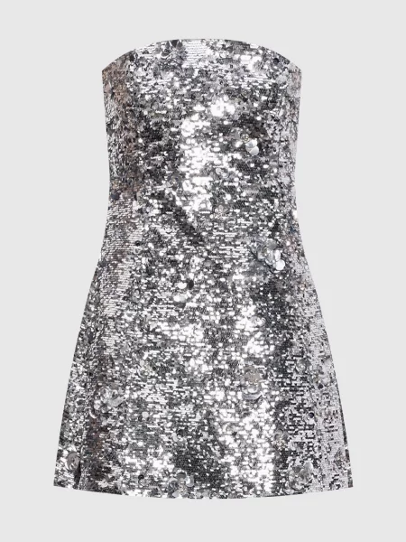 Срібляста сукня Arta в паєтки Simkhai