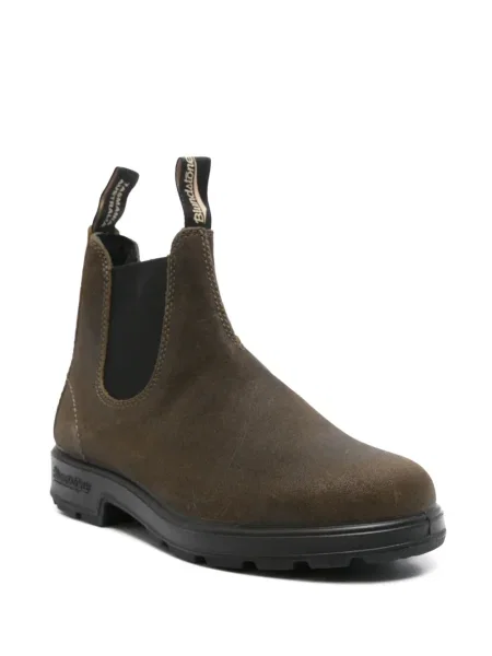 Botine chelsea Blundstone din piele de căprioară verde