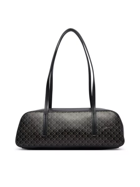 Calvin Klein Torebka Emblem Aop Bauletto czarny