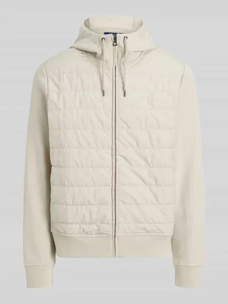 Kardigan rozpinany o kroju regular fit z mieszanki bawełny Polo Ralph Lauren beżowy