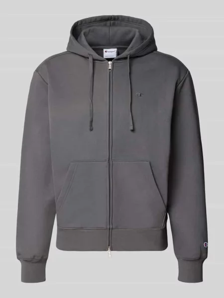 Bluza rozpinana z wyhaftowanym logo i kieszenią kangurka Champion