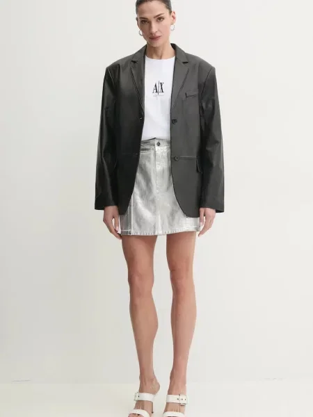 Armani Exchange tricou din alb