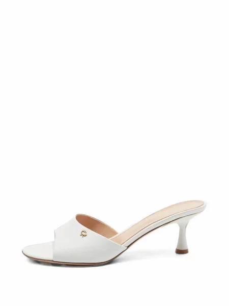 Sandale Gianvito Rossi din piele alb