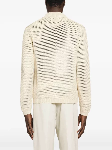 Gulerat cardigan Prada tricotate