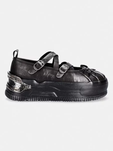 Koi Footwear balerini Metamorphosis Distressed May Janes negru