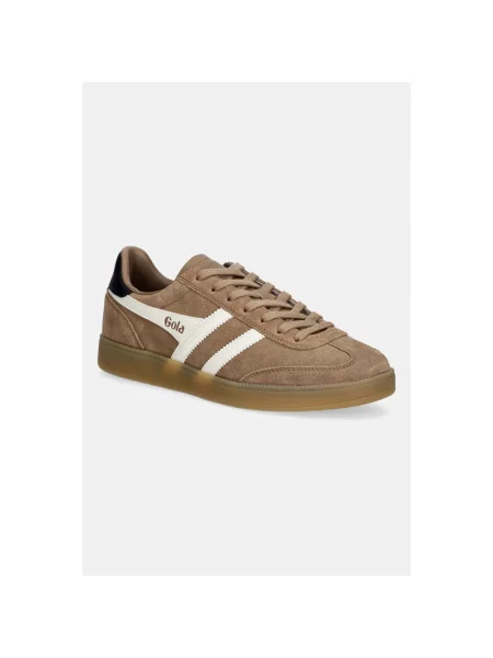 Sneakersy Gola skórzane brązowe