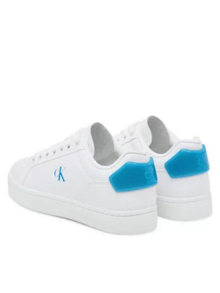 Superge Calvin Klein Jeans Classic Cupsole Ru Patch Lth Wn bela