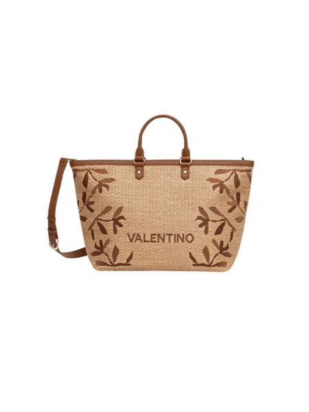 Valentino Torebki Kobieta ONE SIZE Skóra Kore Naturale Tote brązowy