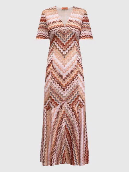 Макси платье Missoni коричневое