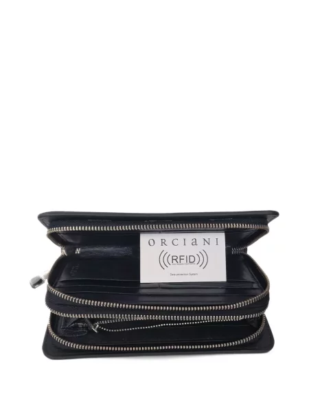 Portofel Orciani din piele negru