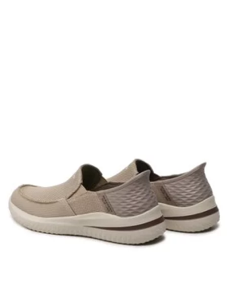 Ilgaauliai batai Skechers smėlinė