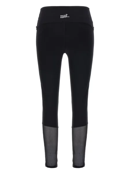 Leggings Not After Ten plasă negru