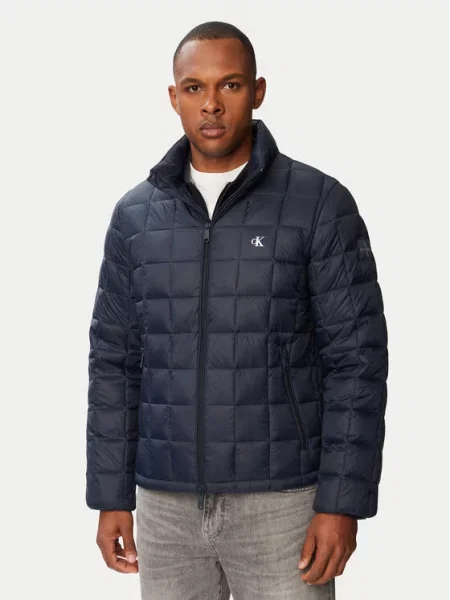 Calvin Klein Jeans kurtka pikowana granatowa