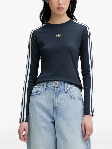 Tricou Adidas cu imagine plasă cu dungi negru
