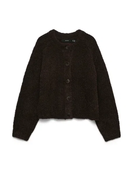 VERO MODA Kardigan VMCARMEN čokoládová