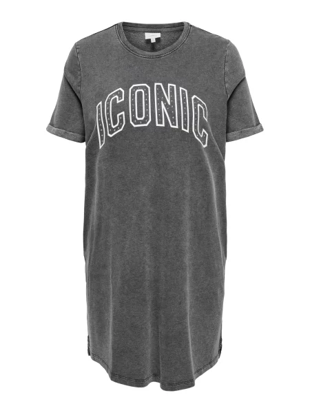 ONLY Carmakoma Rochie CARKaylee gri grafit alb