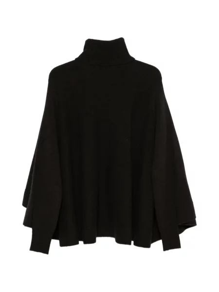 Pulover Jacquemus cu volane maro
