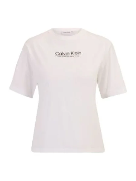 Calvin Klein Tricou COORDINATES LOGO GRAPHIC TRICOU alb