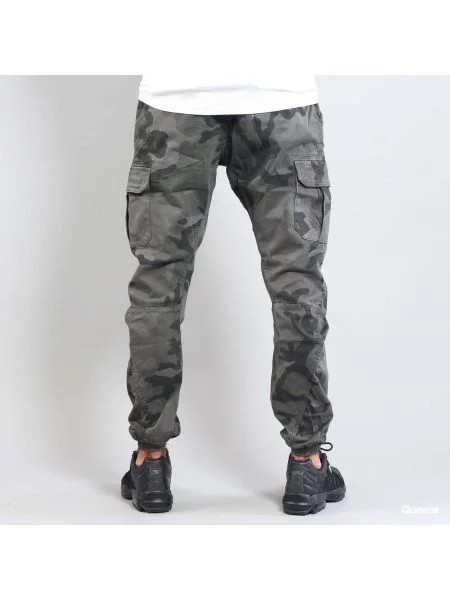 Παντελόνια Urban Classics Camo Cargo Jogging Pants Camo Grey γκρι
