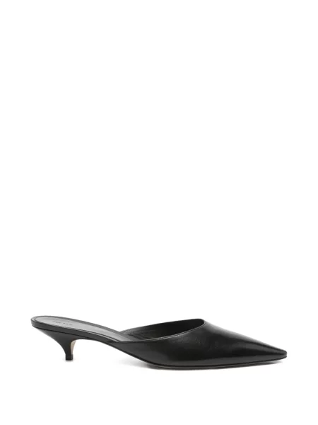 Papuci tip mules The Row negru