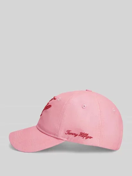 Tommy Hilfiger Czapka z daszkiem Logo Embroidery Baseball Cap różowy