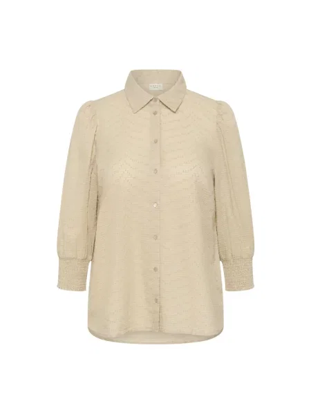 Koszula Kaffe Curve beżowa