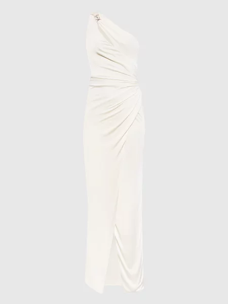 Сукня з драпіруванням Versace біла