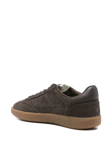 Sneakerși Ash din piele de căprioară maro