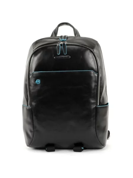 Mała mały torba na laptopa Piquadro skórzana czarna