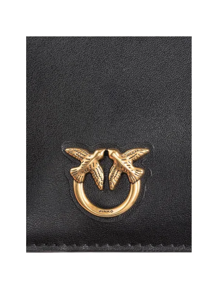 Portofel Pinko din piele negru