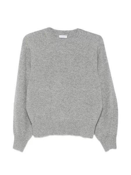Pulover Brunello Cucinelli gri