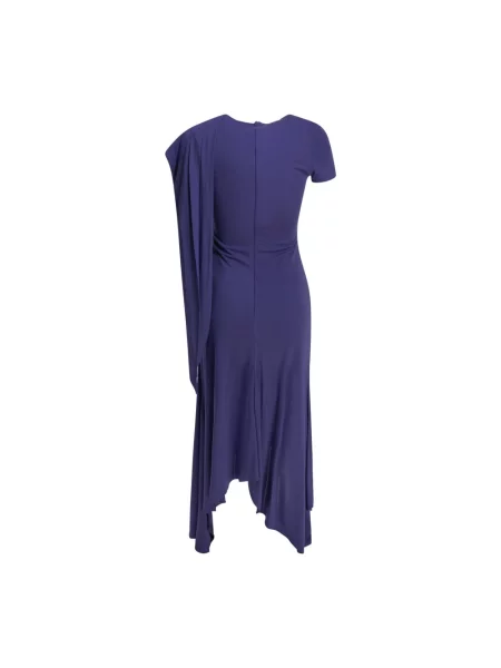 Sukienka midi Acne Studios fioletowa