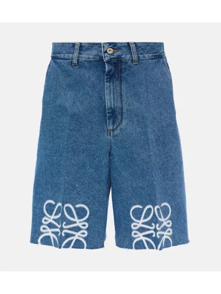 Bermudy Loewe niebieskie