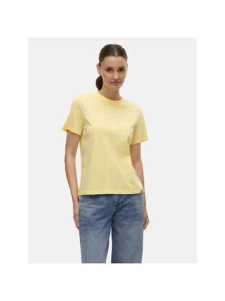 VERO MODA Majica VMPAULINA' rumena