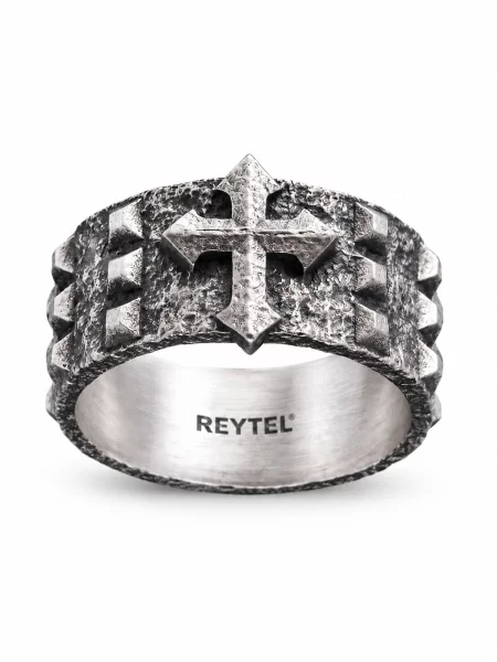 REYTEL Inele ROSARIUM — Rosary-inspired design argintiu