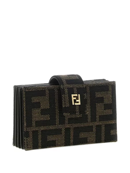 Πορτοφόλι Fendi ζακάρ καφέ