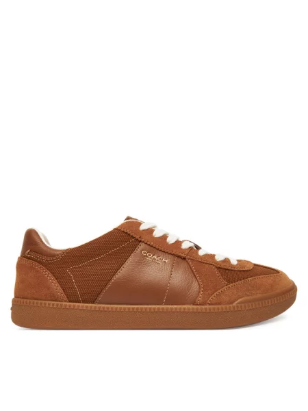 Sneakersy Coach brązowe