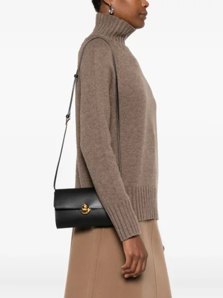 Кожаный боди Furla черно