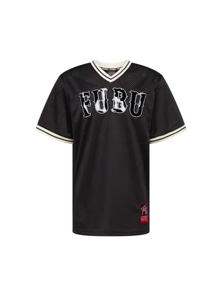 FUBU Tricou roșu / negru alb