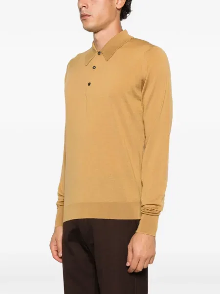 Pulover John Smedley de lână galben