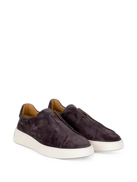 Велурени slip-on маратонки Henderson Baracco сиво