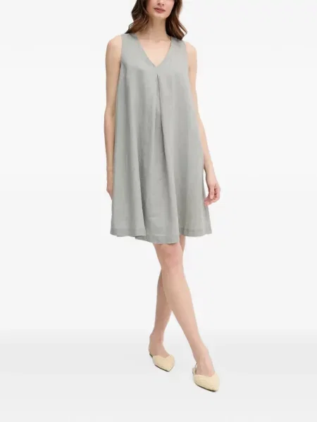 Rochie mini Benetton cu decolteu în V gri