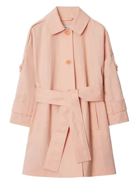 Dětské kabát Burberry růžový