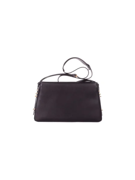 Geanta de piele Pinko din piele negru