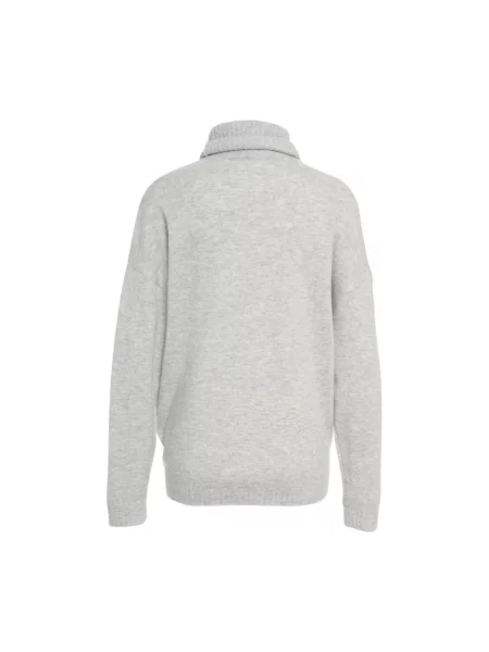 Sweter z golfem Liu Jo szary