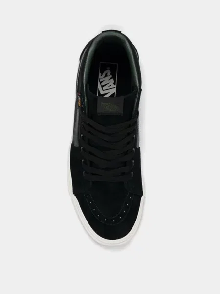 Кеди високі Vans замша/текстиль чорний