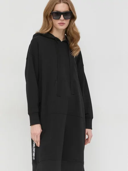 Red Valentino ruha mini oversize fekete
