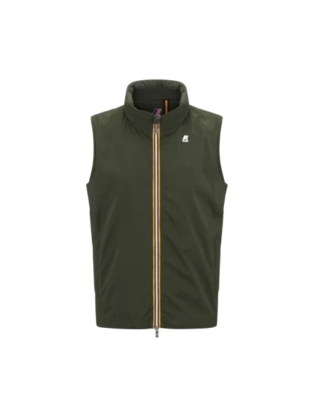 Kamizelka K-way ze stretchu zielona