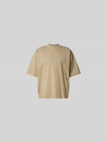 T-shirt o kroju oversized ze stójką Vetements